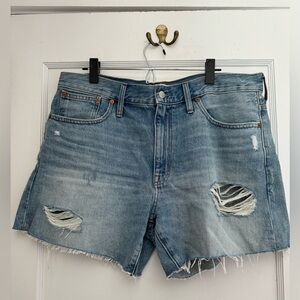 Madewell Relaxed Mid Length Denim Shorts